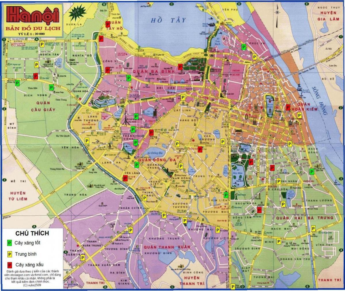 kaart van hanoi